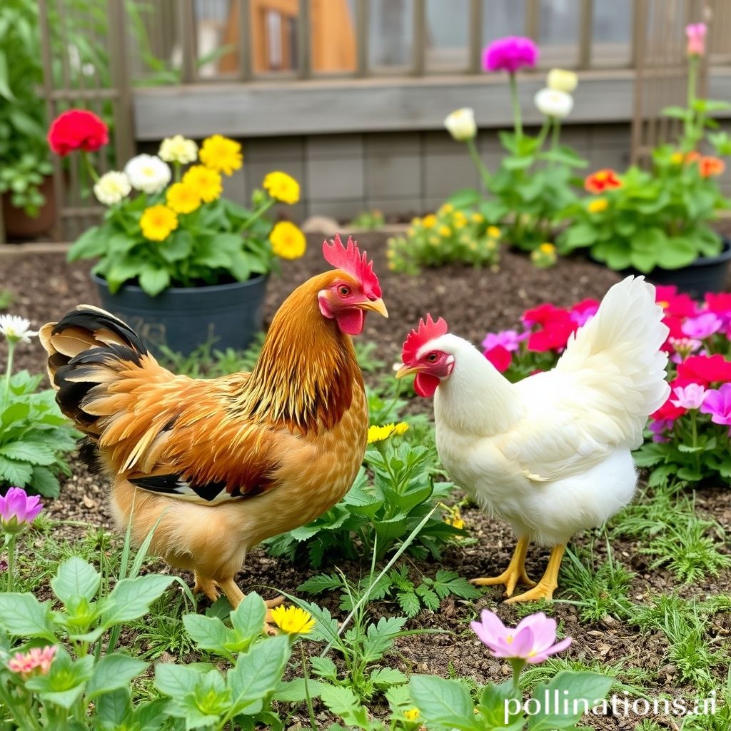 How To Keep Chickens Out Of Flower Beds?